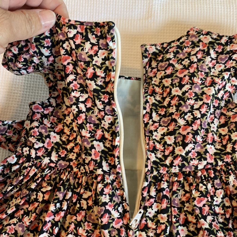 Bonnie Baby Floral Dress Size 3 - 6 months - Picture 7 of 12